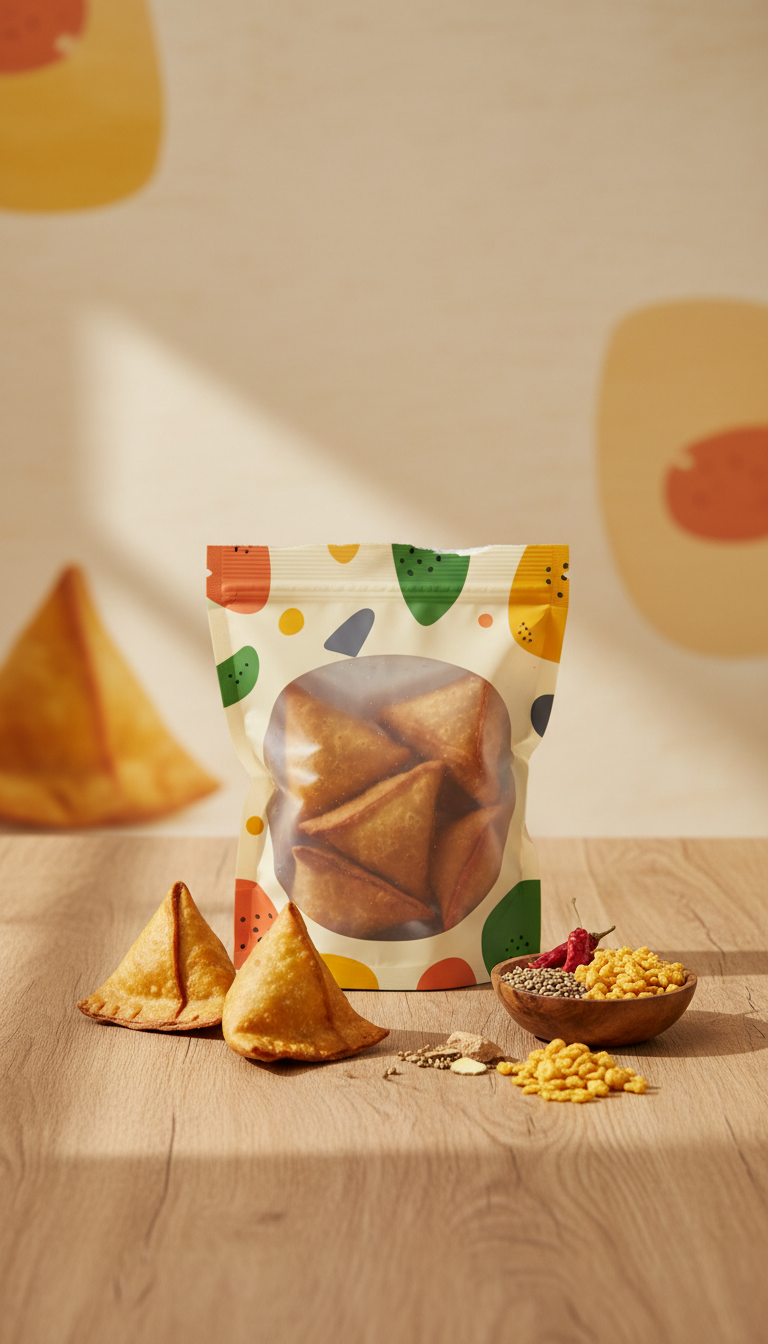 Ready-to-Eat Samosa Snack Pack