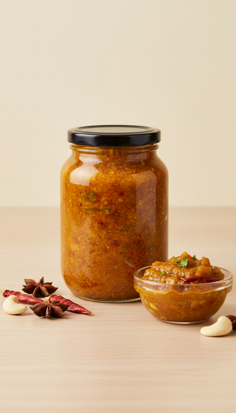 Spicy Mango Chutney Jar